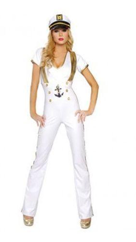 Белый брючный костюм морячки - купить 