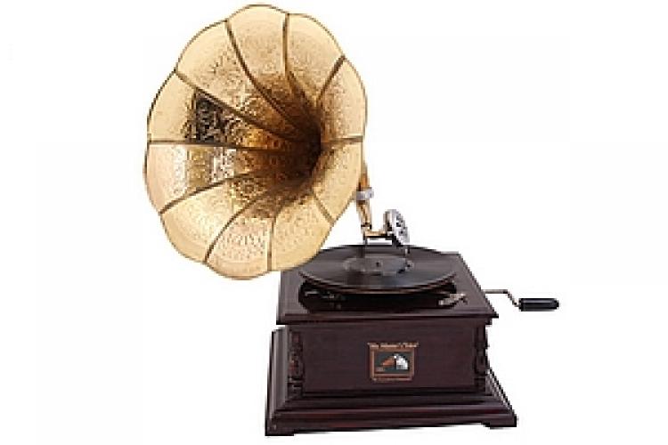Граммофон 14" квадрат гладкий №58