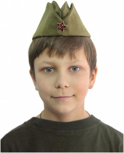Пилотка со звездой детская - купить 