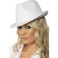 Белая гангста шляпа
