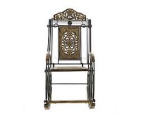 Кресло-качалка дачное (дер+сталь) №68