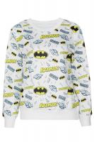 Белая толстовка Бэтмен