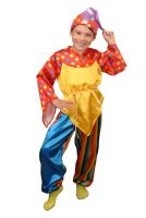 Яркий костюм скомороха