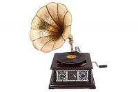 Граммофон 14" квадрат камень оклад №124