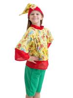 Детский костюм Петрушки для девочки